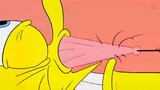 Spongebob ถูกลักพาตัว ขนจมูกของเขาถูกดึงออก และริมฝีปากของเขาก็เต็มไปด้วยลิปสติก!