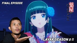 ENDING YANG CANTIK 🥰 | Kusuriya No Hitorigoto Episode 24 [END] REACTION INDO