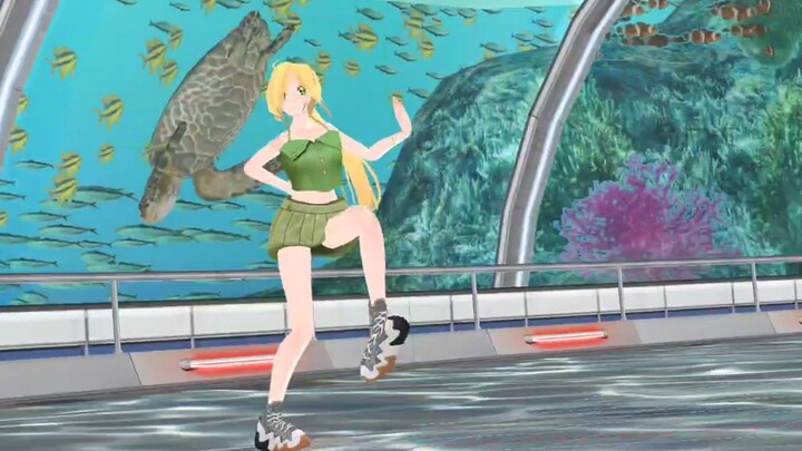 Hana Ngedance Di dalam Aquarium MMD