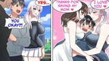 I Saved A Hot Mom Whose Daughter Is A Popular Hot Girl, Now They Want To Repay Me (RomCom Manga Dub)