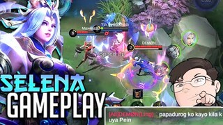 SELENA "INSANE ESCAPE" SUPPORT GAMEPLAY | IPAPADUROG DAW KAMI KAY PEIN!! | Mobile Legends