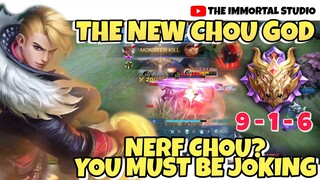 CHOU NERF? I DON'T THINK SO - BEST BUILD 2020 - MOBILE LEGENDS