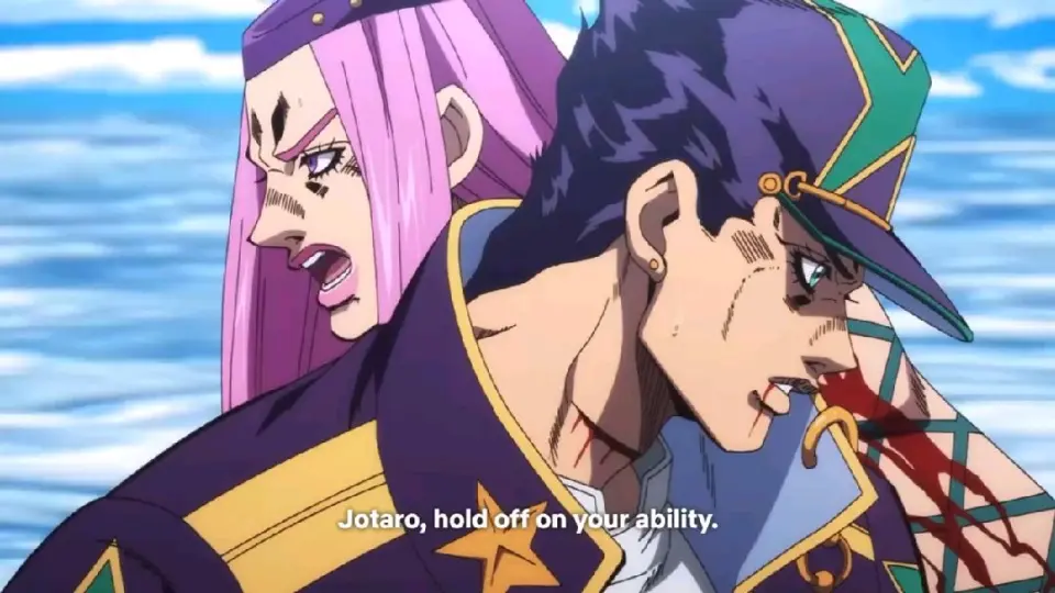 Kujoh Jotaro death scene in ( Jojo stone ocean part 6 ) - Bilibili Kujoh Jotaro death scene in ( Jojo stone ocean part 6 ) - Bilibili