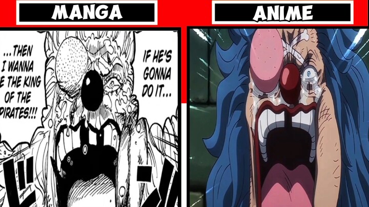 MANGA VS ANIME ONE PIECE EPISODE 1116