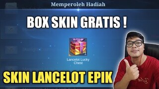 CEPAT LOGIN !! AMBIL BOX SKIN EPIK LANCELOT ! TERNYATA BISA DAPET PERMANEN