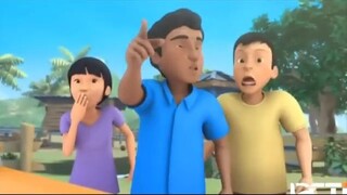 Upin & Ipin Musim 19 - Balap Pelepah Kelapa - Upin Ipin Terbaru
