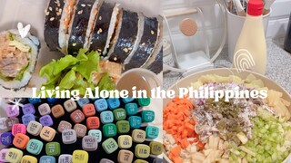 Living Alone in the Philippines | Korean Mart Haul | Grocery Vlog | Potpotato