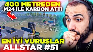 M24 İLE 400 METREDEN KARBON ATTI İMKANSIZ!! 😱 EN İYİ VURUŞLAR ALLSTAR #51 | PUBG MOBILE