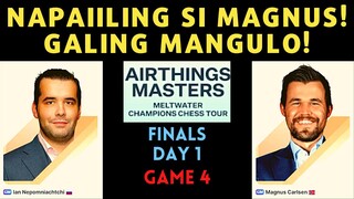 BUONG ROOK NA KALAMANGAN! ANYARE? Airthings  Masters! Nepomiatchchi vs Carlsen Finals Game 4