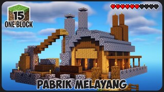 Membuat Unlimited Rail di Pabrik yang Melayang ! || Minecraft Survival One Block Pt.15