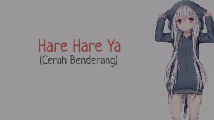 Hare hare Ya - Lagu Jepang