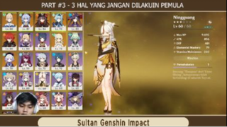3 Hal Yang Jangan Dilakukan Pemula (PART 3) - Genshin Impact Indonesia