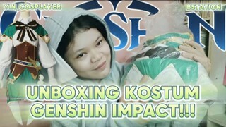 (UNBOXING) || Kostum Venti Si Suka Minum!!! ||