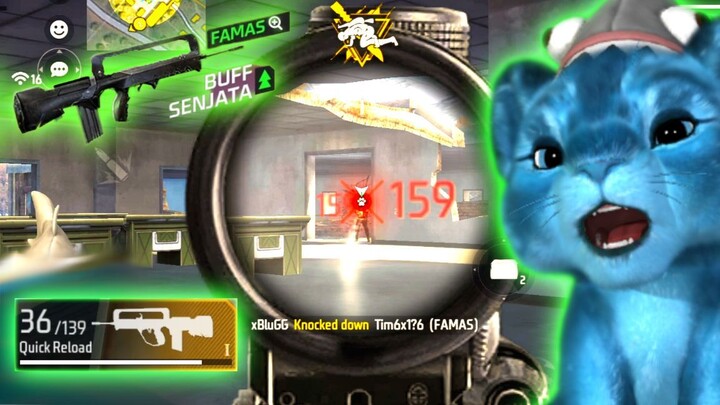 CEMAS KAU DEK! Famas Di Buff Makin OP #short #freefire #freefiremax