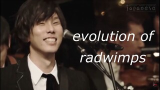 evolution of radwimps