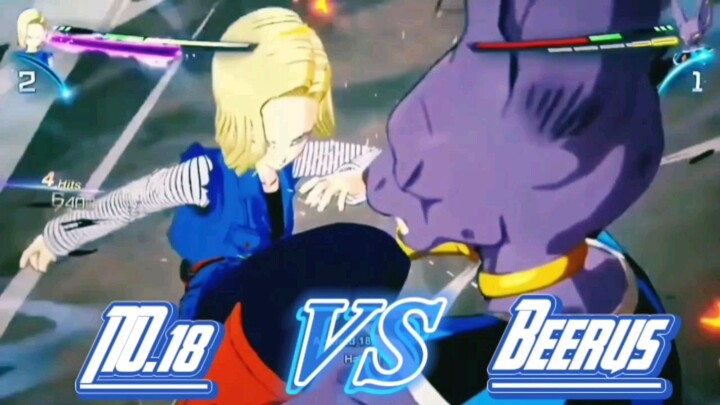 DB Sparking ZERO - No.18 Vs Beerus.