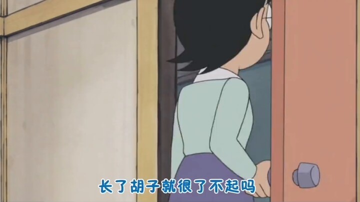 Nobi Tamako: What’s so big about having a beard? Dora-chan looks so cute when she cries and feels ag