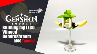 Building my LEGO Winged Dendroshroom from Genshin Impact | Somchai Ud