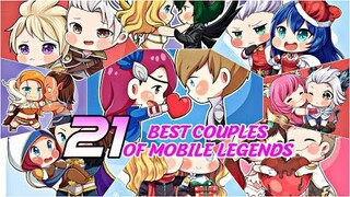 MOBILE LEGENDS ALL 21 COUPLES ♥️ MOBILE LEGENDS BEST COUPLE 2019 ♥️ MOBILE LEGENDS