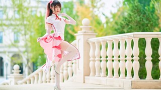 [@小梦]Cheongsam sutra putih❤Layar vertikal HD lebih dekat dengan Anda~Versi tarian seluruh tubuh [风月]