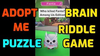 WHO KILLED THE SNOW OWL ADOPT ME TIK TOK 4 #SHORTS (WHO IS THE KILLER GAME DETECTIVE RIDDLE)