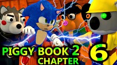 PIGGY BOOK 2 CHAPTER 6  vs SONIC & BALDI! ROBLOX RTX CHALLENGE Minecraft Animation Story