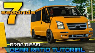 7 Seconds Ford Transit Van Gear Ratio Tutorial | Car Parking Multiplayer Drag Diesel