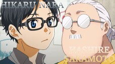 [Mashup] AMV Hikaru Nara X Hashire Sakamoto | Shigatsu wa Kimi no Uso X Sakamoto Days