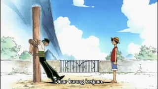 Luffy mengajak Zoro jadi nakama