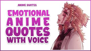 Emotional Anime Quotes With Voice | Anime Quotes