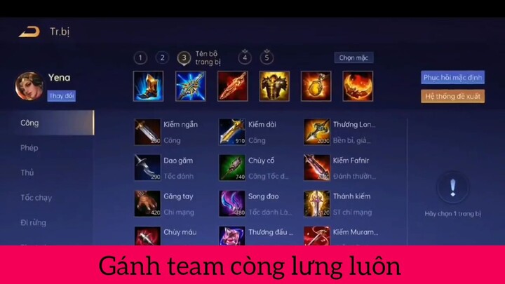 đẳng cấp cân luôn cả team