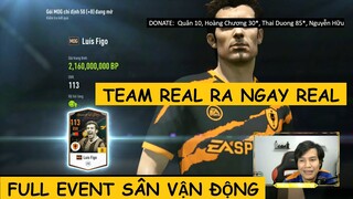 Full event Sân Vận Động mở MOG +8 đúng ngay hàng team color Real