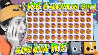 +100 Halloween Gifts, Ilang Huge Scary Pets Kaya? | Pet Simulator X Halloween Update 2022