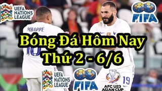 Lịch Thi Đấu Bóng Đá Hôm Nay 6/6 - UEFA Nations League & VCK U23 Châu Á - Thông Tin Trận Đấu