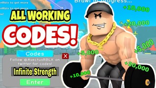 ALL *NEW* CODES IN WEIGHT LIFTING SIMULATOR 4 2020! - Infinite Strength [ROBLOX]