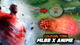 Colossal Titan in MLBB 😳 | AOT COLLABORATION