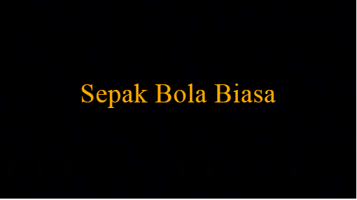 Sepak Bola Biasa