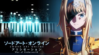 [Sword Art Online: Alicization - War of Underworld OP] "Resolution" - Haruka Tomatsu (Piano)