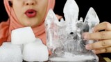 ASMR ICE EATING|HOLLOW ICE frozen castle ELSA🏰🏰🏰|SLUSH CUBES|SEGAR|MAKAN ES BATU ||ASMR INDONESIA