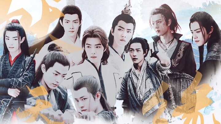 Gunakan biografi lengkap Delapan Dewa untuk membuka potret grup Xiao Zhan dalam kostum kuno ||