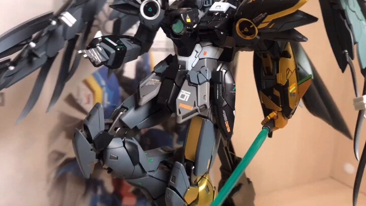 Bandai MG Wing Zero Ver.Ka - my second model - the idea comes from EA Gunpla. The first time I spray