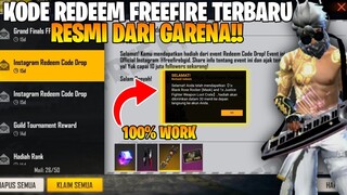 KODE REDEEM FREEFIRE TERBARU HARI INI 12 NOVEMBER 2021 - 100% WORK