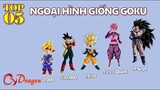 Top 5 nhân vật có ngoại hình giống Goku