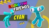 CYAN - Rainbow Friends 🌈 AMIGURUMI 🥰💕 Roblox