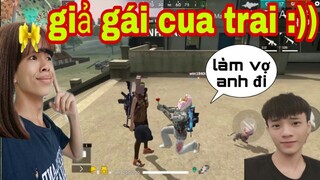 Ganena Free Fire - Hùng Bạch Kim Thử Thách Giả Gái Cua Trai Cái Kết Cười Ỉa Luôn kakaka😄😄😄😄