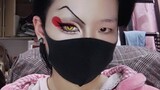 [Qi Guanqing] Demon Slayer Fallen Ji cos eye makeup imitation makeup tutorial~