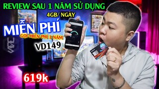 Review sau 1 năm sử dụng SIM 4G VD149 của Vinaphone tặng 4GB 1 Ngày, Gọi điện Free trên SHOPEE