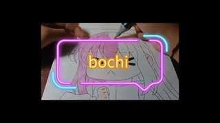 coloring bochi yg chibi