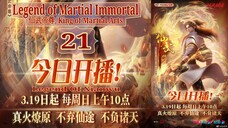 Eps 21 Legend of Martial Immortal [King of Martial Arts] Legend Of Xianwu 仙武帝尊 Sub Indo