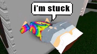 breaking into people's houses in bloxburg (roblox)
